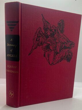 A Dictionary of Angels by Gustav Davidson (Vintage Hardcover Book)
